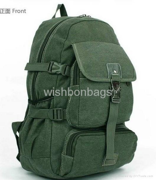  2013 Canvas travel laptop backpack set