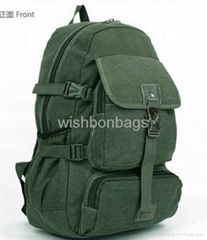  2013 Canvas travel laptop backpack set