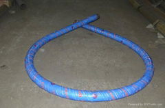 2013 hot sale good quality concrete pump rubber end hose