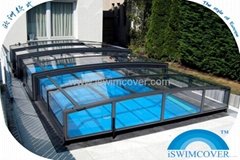 Swimming pool cover,enclosure for swimming pool,pool protecting cover