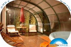 garden relax cover,garden elegant house,movable garden amusement cover