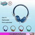 Stereo headphone with mic and volume