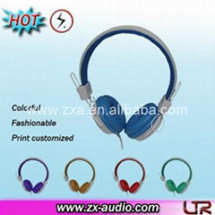 Stereo headphone with mic and volume control  