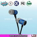 factory oem metal earphone with cheap