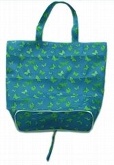 Reusable foldable shopping bag