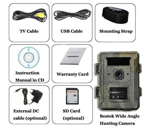 M660G -new listing hunting trail camera wide angle lens with solar panel charger