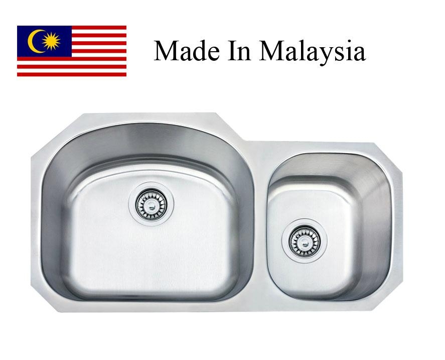 3218A CUPC stainless steel kitchen sink Made In Malaysia SYMBOL