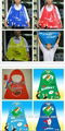 Hot sales Custom Printed Disposable Plastic Capes for cheering squade 1