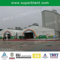 outdoor fire resistant tent for warehouse