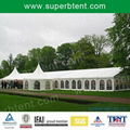 outdoor party tent with glass walls 1