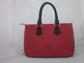 Tapered Stud On Straps&tabs Colorblock Tote For Ladies  2