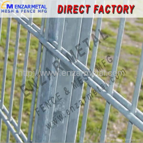 Powder Coated Double Wire Fence