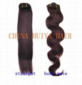 Factory Price human remy hair weft 1