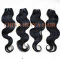 High quality remy human hair weft