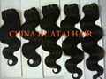 High quality Brazilian remy virgin human hair weft 1