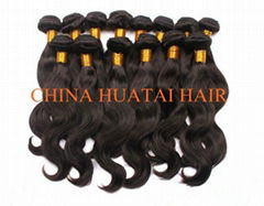 Factory Price Chinese human remy virgin hair weft