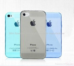 Transparent Silicon and TPU mobile phone