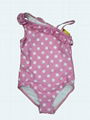 girls 1 shoulder 1 piece swimwear 1