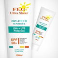 FEG sunblock OEM natural sunscreen cream