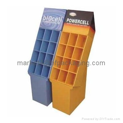 Paper Corrugated Floor Display Stand 2