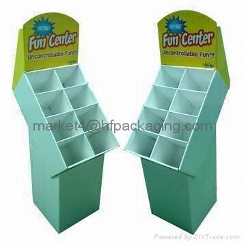Paper Corrugated Floor Display Stand 4