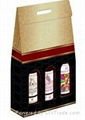 Paper cardboard wine  packaging gift box 3