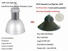 High-Power LED High Bay Light 100W