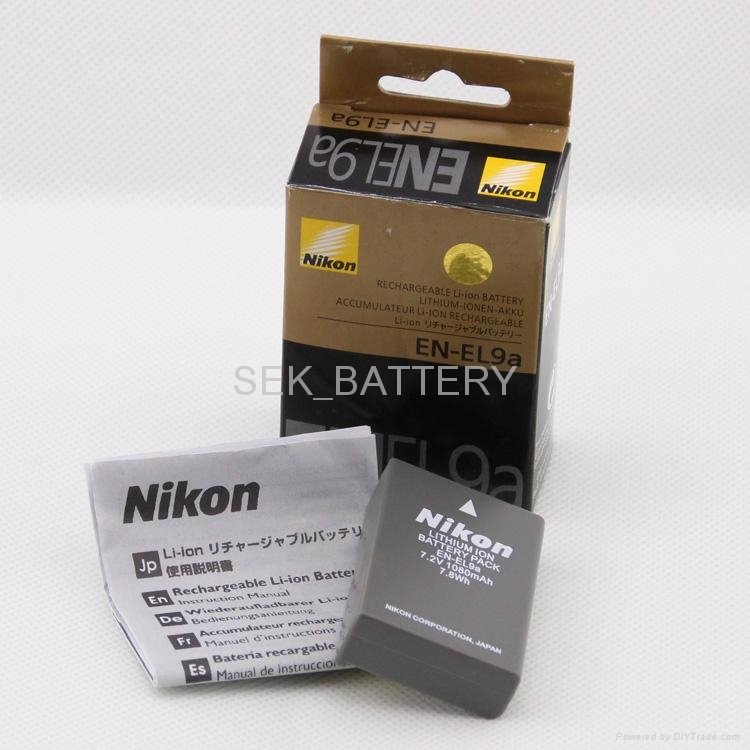 NIKON 尼康D40 D40X D60 D3000 D5000 电池 EN-EL9a/EN-EL9