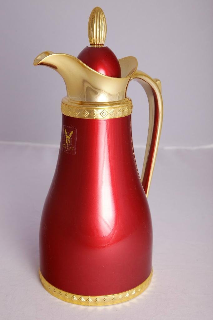 Arabic Dallah Thermos Flask with Glass Refill