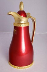 Arabic Dallah Thermos Flask with Glass Refill