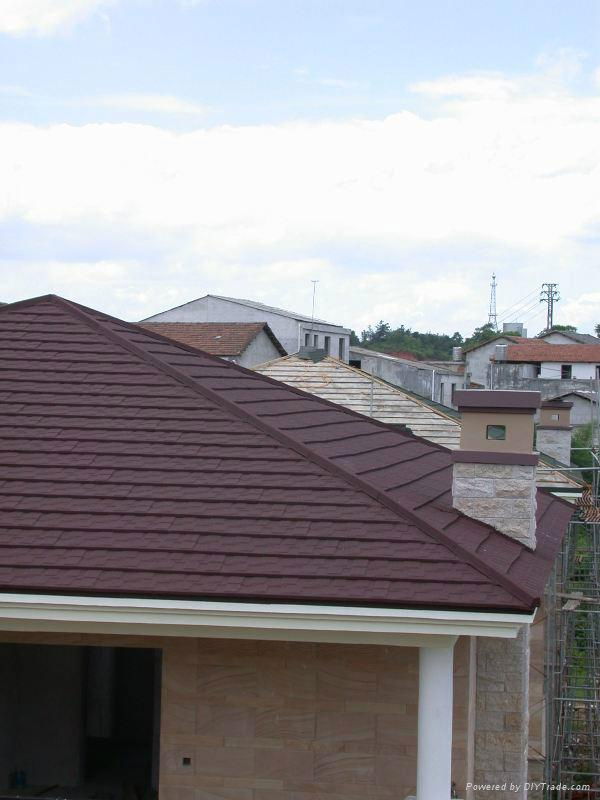 Stone coated metal roof tiles-Flat Tile 4