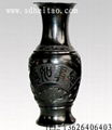 龙山黑陶花瓶