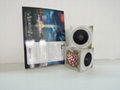 two pairs paper box speaker with dry battery 1