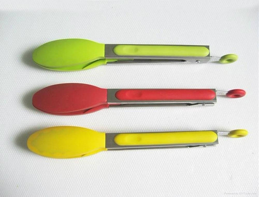 silicone food tong  2