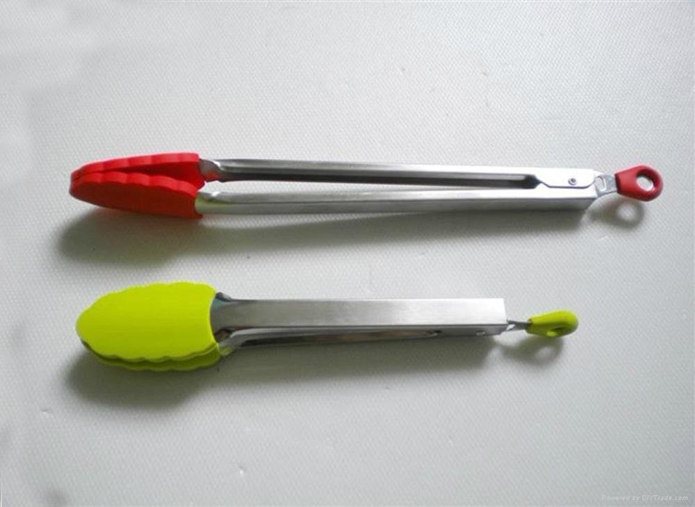 silicone food tong  3