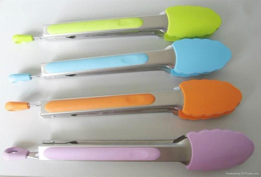 silicone food tong  4