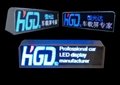Led full color display for taxi with two sided 2