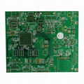  Rigid PCB with FR4 Base Material and Immersion Gold Surface Finish and Gold Fin 2