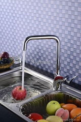 Modern Brass Kitchen Water Faucet