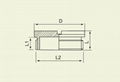 Threaded plug for junction box 2