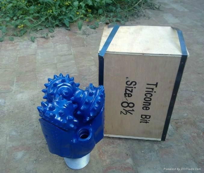 China High Quality  Three cone rock drill bit  Manufacturer for hard formation w 2