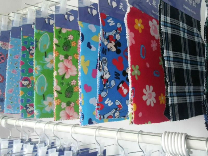 100% cotton printed flannel fabric 3