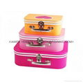 Popular Nice Paper Cardboard Suitcase with Handle for Kids Toy Collection & Gift 5