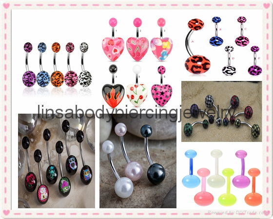 Navel belly ring body piercing jewelry - LS03 - LS (China Manufacturer ...