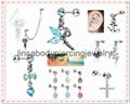 Ear/tragus stud piercing body jewelry 1