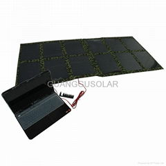 Foldable 120W Monocrystalline Solar Panel Solar Charger for Laptop 12V Battery