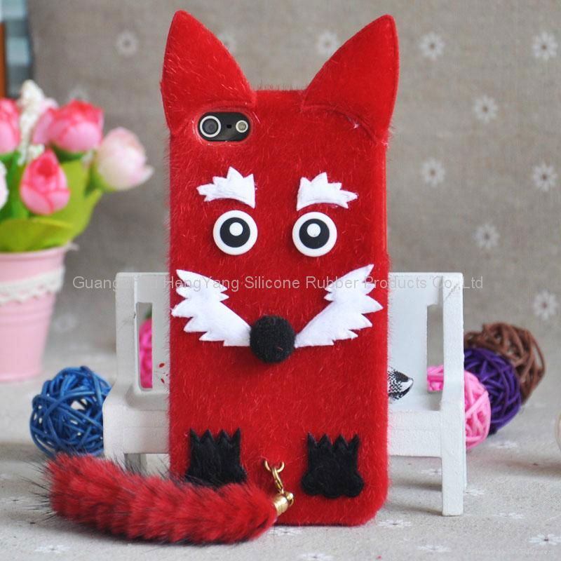 pc with cloth mobile phone case 4