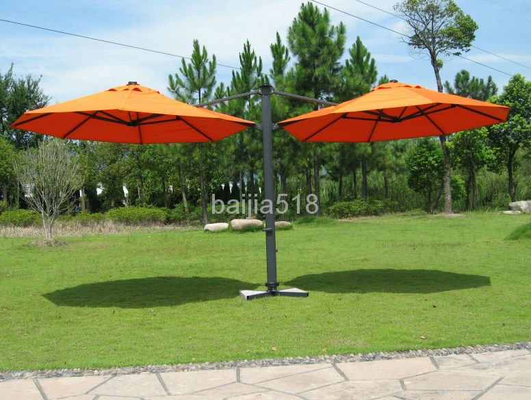 double sides cantilever umbrella 