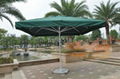 3.5x3.5m big  Aluminium Square garden umbrella 