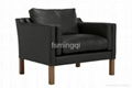 The good quality leather sofa chair 1